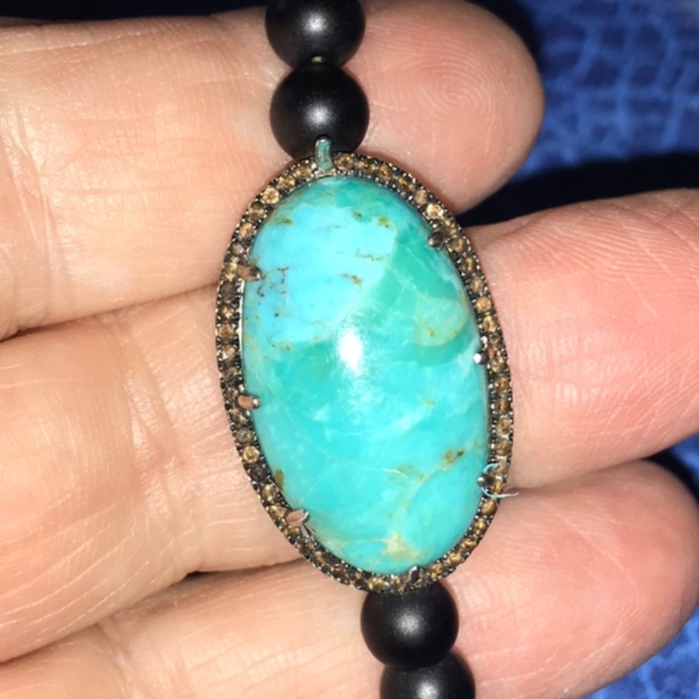 Authentic Large Turquoise Bracelet - image 8